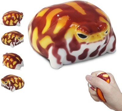 Taba Squishy Desert Rain Frog, Cute Animals Toys for Kids & Adults, Kawaii Stres