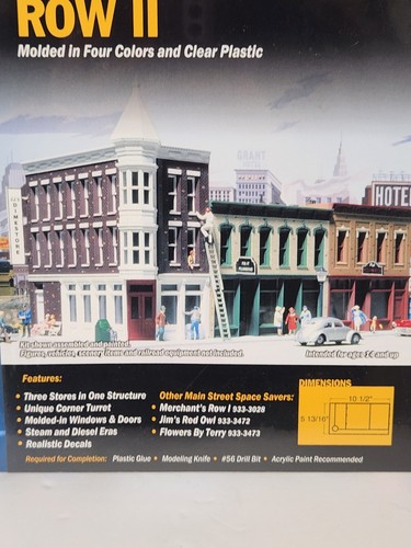 Walthers Merchant's Row II Kit Item HO Scale New Sealed - Picture 5 of 8
