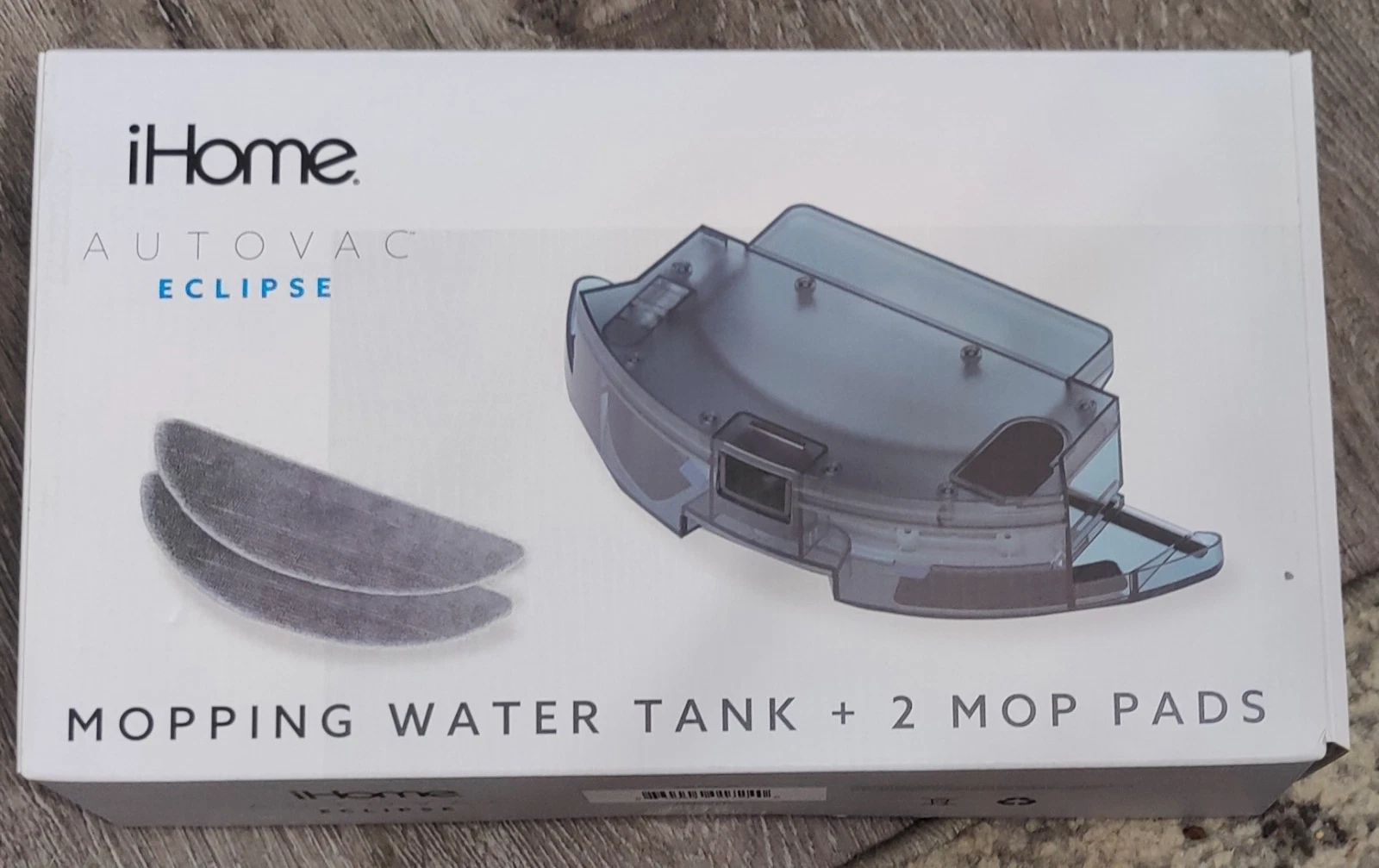 iHome Eclipse Robot Vacuum Cleaner Mop Attachment PowerMop - 2 Machine Washable