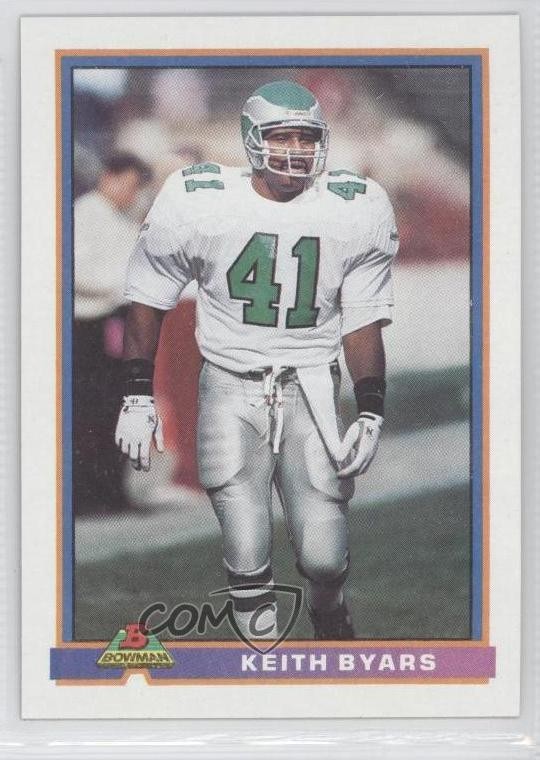 1991 Bowman Keith Byars #398 3a3