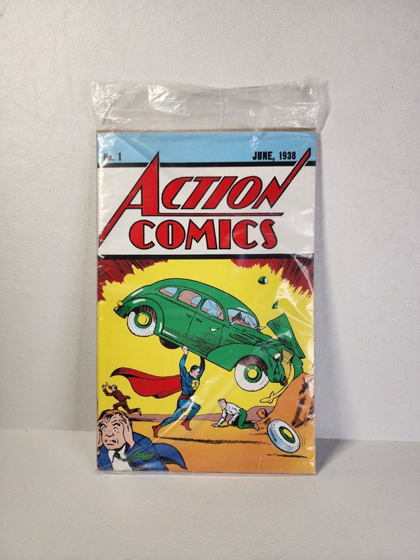 Action Comics No. 1, Vol. 1 June 1938 Reprint, DC Certificate Of Authenticity
