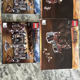 Lego Hobbit Manuals 79010, 79018, 79014, 9473, 79015