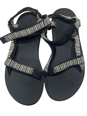 Teva Womens Original Universal Dot Matrix Black Multi Size 11