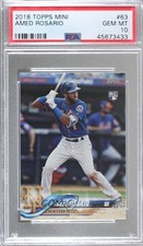 2018 Topps Amed Rosario (Batting) #63 PSA 10 GEM MT 1c7