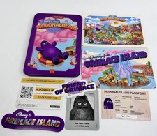 Welcome To McDonaldland Grimace Happy Meal Toy 2025 Tin And Bonus