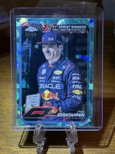 2024 Topps Chrome Sapphire F1 - Sprint Winners Max Verstappen #153 Aqua /99