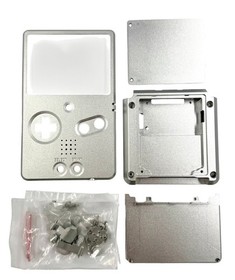 Unhinged Metal GBA SP Housing Boxy Style for Nintendo GameBoy Advance SP Pixel