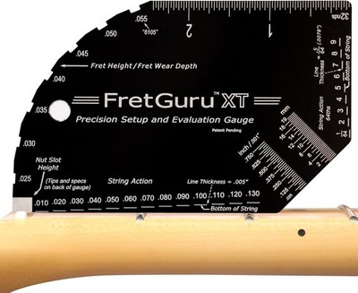 XT Guitar String Action Gauge - 9-in-1 Precision Setup Tool for All Instruments