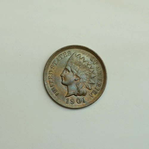 Woody 1901 Indian Head Cent Penny- Razor-sharp Vibrant Gem BU Premium Eye Appeal