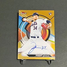 2023 Topps Finest Kodai Senga New York Mets RC Auto /50 #FA-KSA