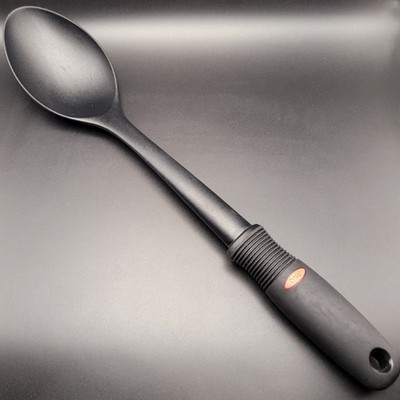 OXO Black Serving Spoon with Soft Comfortable Grip 12.5 Inches. Great Condition!