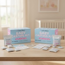 Customized Newborn Casting Kit - Safe, Easy DIY Handprint  Footprint Memories