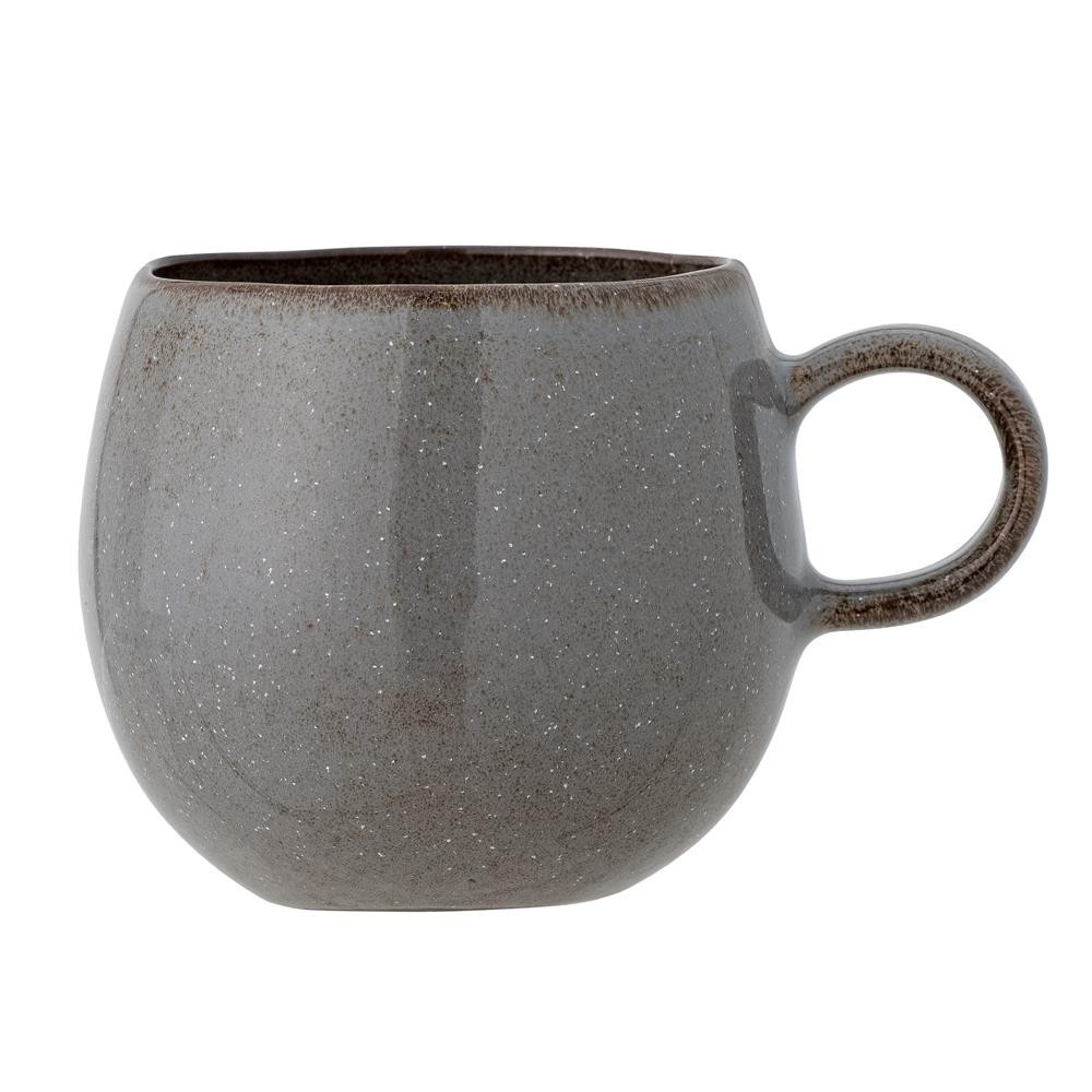 Bloomingville Sandrine Becher Tasse Grau Steingut 500 мл Денишес Дизайн 3390₽
