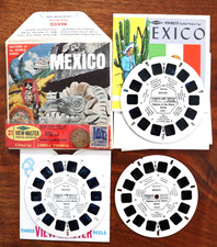 VIEW-MASTER MEXICO NATIONS OF THE WORLD SERIES COIN STAMP SAWYERS B001 REEL SET