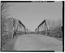 5. VIEW NORTH NORTHWEST. - Ten Eyck Road Bridge, Spanning Sugar River,