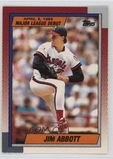 1989-90 Topps Major League Debut 1989 Box Set Jim Abbott #1 0kz8