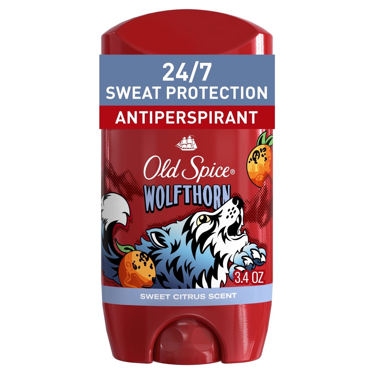 Old Spice Antiperspirant Deodorant for Men, Wolfthorn, oz