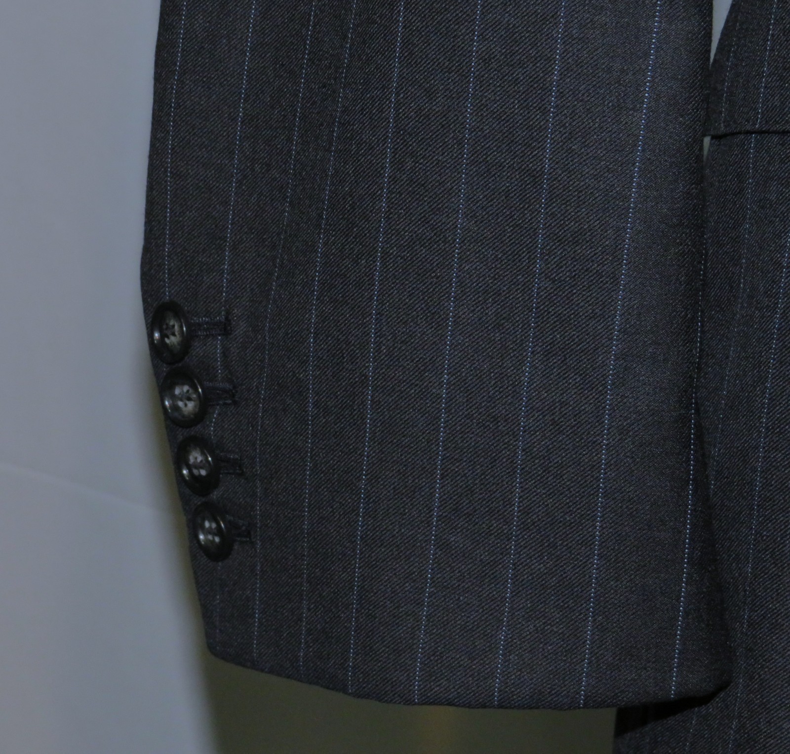 Raphael Wardrobe Design Bespoke Gray Striped Thre… - image 6