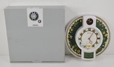 Seiko Melodies in Motion Animated Musical Christmas Wall Clock QHM003WL Works!