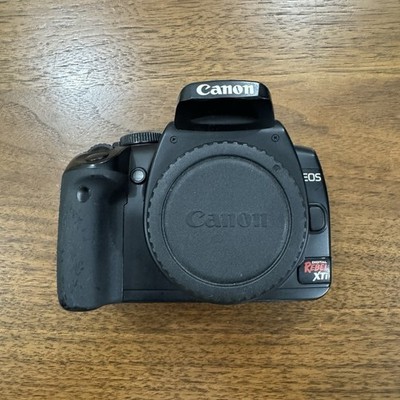 Canon EOS Digital Rebel XTi 10.1MP DSLR Camera BODY ONLY - TESTED
