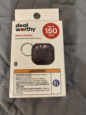 Item Locator Bluetooth Tracker (Deal Worthy) Works with Apple Find My (New)