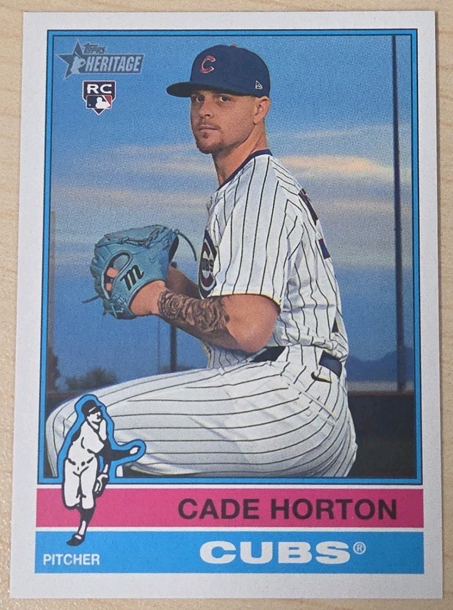 2025 Topps Heritage Cade Horton #626 Chicago Cubs RC
