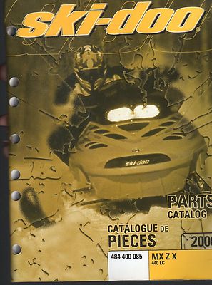 ？？ 2000 SKI-DOO MX Z X 440 L/C SNOWMOBILE PARTS MANUAL P/N 484 400