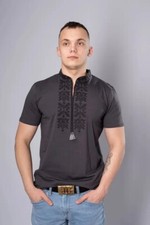 Ukrainisches besticktes Traditionshemd für H...