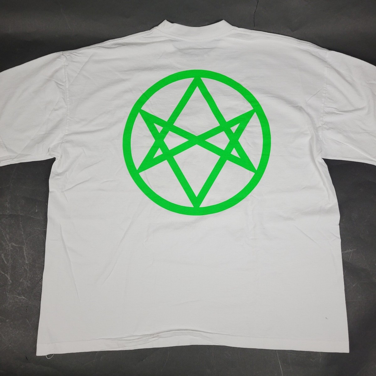 "Starcrossed" Mia Rodriguez? T Shirt Lolita Goth Size XXL White Hexagram Witch View 2