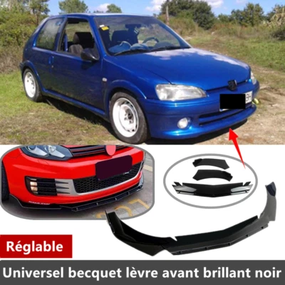 Universel becquet lèvre de spoiler Lame séparateur avant pour Peugeot 106 - Photo 1/4