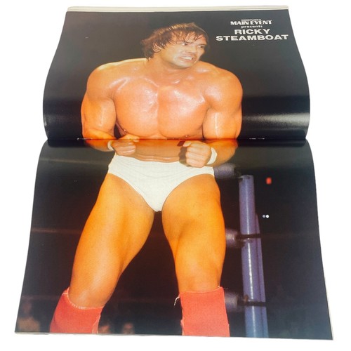 Steamboat Von Erich Flair Wrestlings Main Event Magazine Sept 1985 NWA WWF AWA - Picture 9 of 10