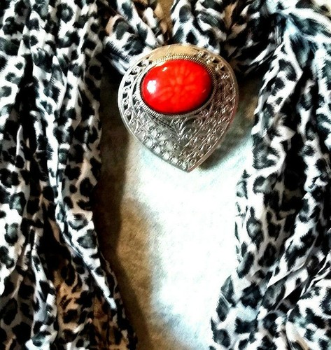 Bijou Pour Foulard - Rosace Strass Sur Métal Argenté - Sans Nickel - Neuf Avec étiquettes