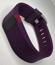 Fitbit Charge HR Activity Tracker Wristband Heart Rate FB405 Purple Untested