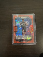 2020 Prizm Red Cracked Ice Jaylon Johnson #306 Chicago Bears Rookie
