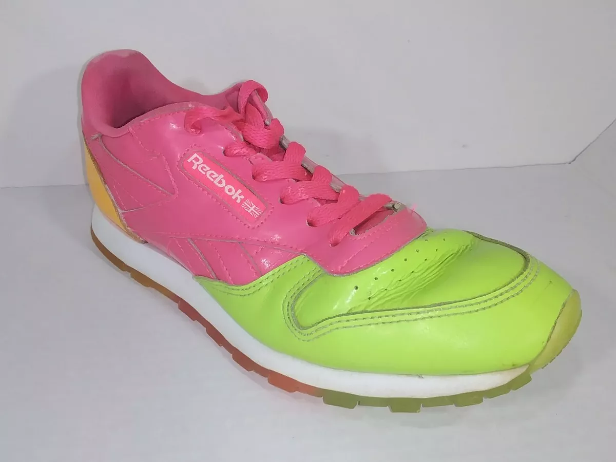 Neon colored best sale reeboks