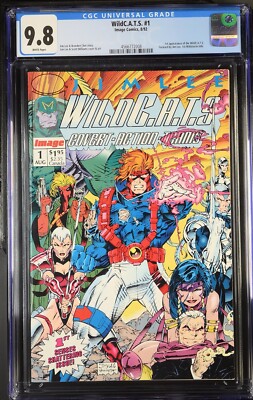 WILDC.A.T.S. #1 CGC 9.8 NM/M WP 1992 Jim Lee 1st Wildstorm Wildcats Grifter key