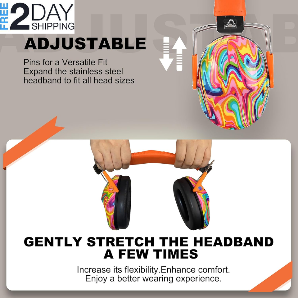 032 Kids Ear Protection Noise Cancelling Headphones Ear Muffs for