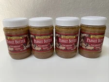 4 Pack Trader Joe’s CRUNCHY Peanut Butter Unsalted & Unblanched Sealed 14 oz 
