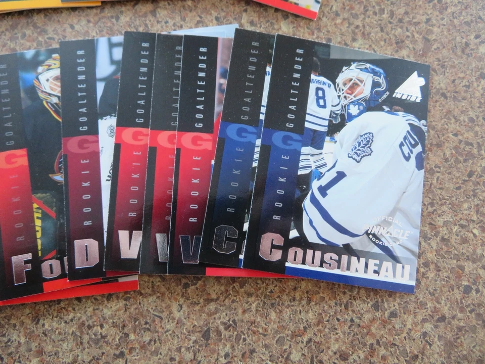 1997-98 Pinnacle Inside Hockey Card U Pick Mostly Goaltenders Will combine ship - Image 4 of 4