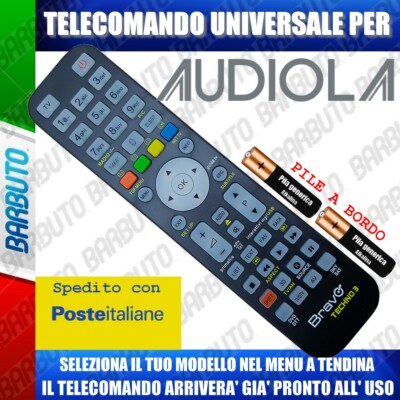 AUDIOLA UNIVERSAL FERNBEDIENUNG ' KLICKEN SIE AUF IHR MODELL SIE ERHALTEN ES BEREITS FERTIG