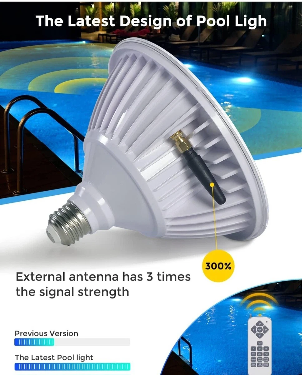 Multi color sale pool light bulb