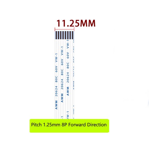 FFC/FPC Flexible Band Kabel Draht 80C 60V VW-1 4/5/6/7/8/9/10-30P, Pitch 1.25mm - Bild 16 von 47
