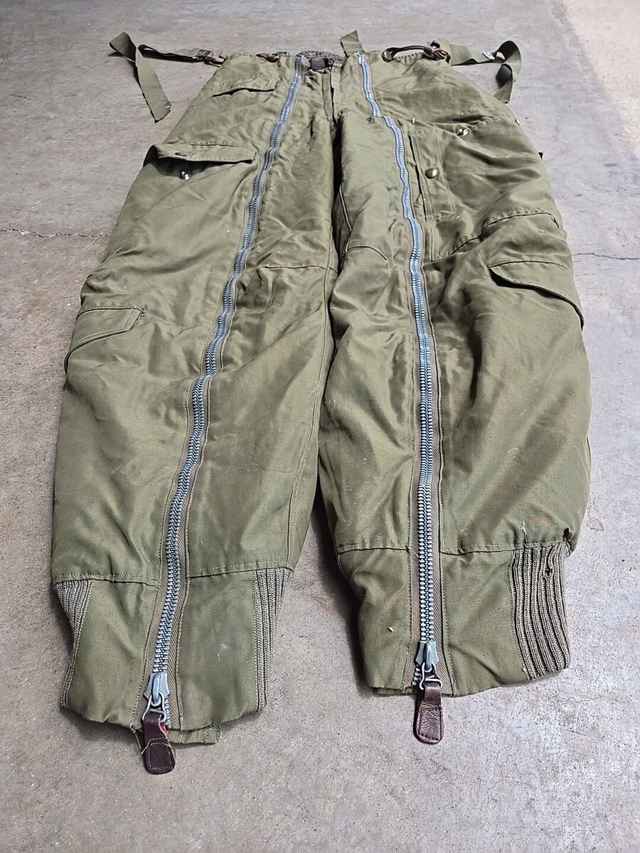 Vintage 50's Type A-11 Insulated Lined Flight Pants Army Air Vintage 50's Type A-11 Insulated Lined Flight Pants Army Air