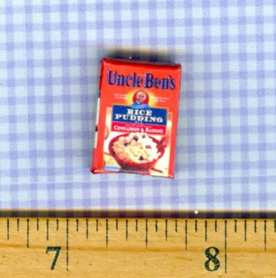 Dollhouse Miniature size Rice Pudding Box