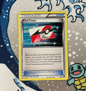 First Ticket 19/20 Holo Rare Black & White Dragon Vault Pokemon Card 2012 NM