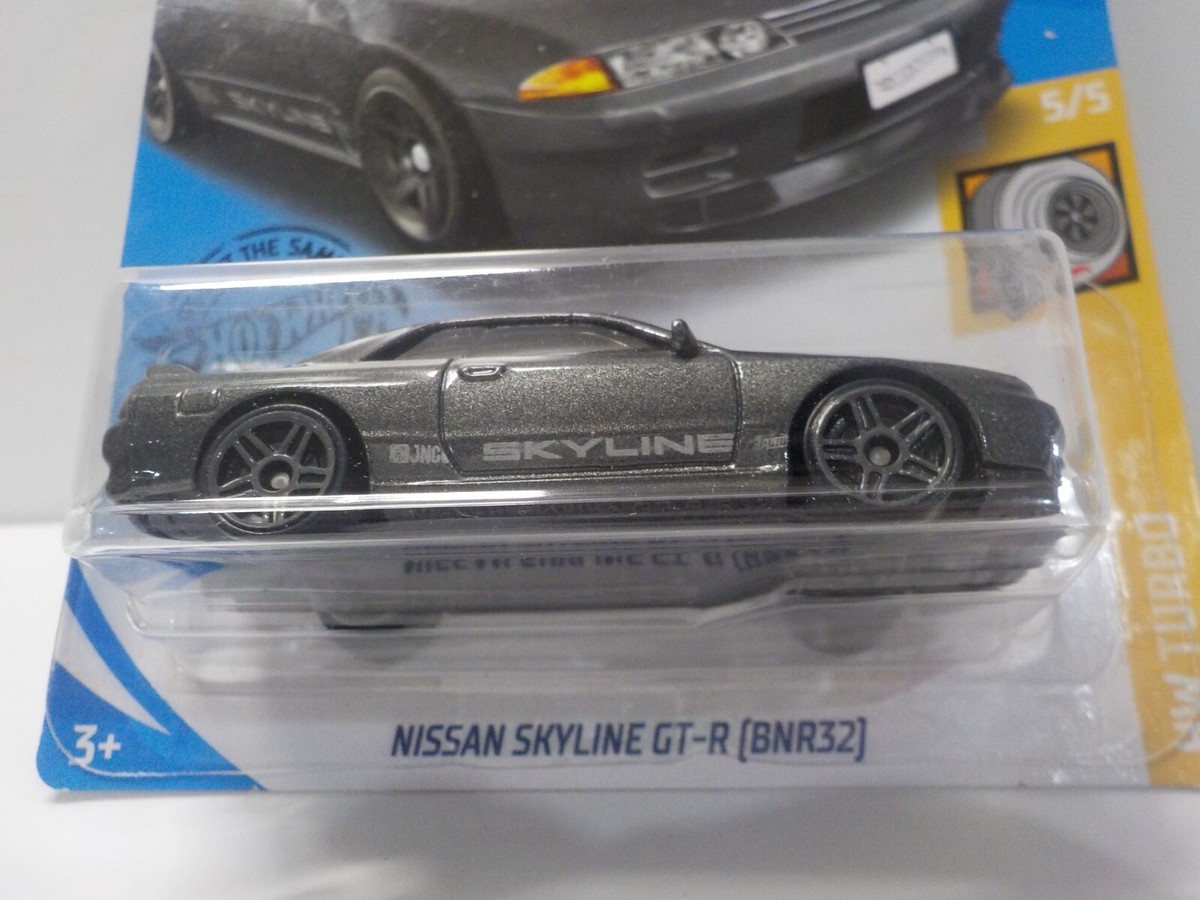 2019 Hot wheels HW Turbo 5/5 Nissan skyline GT-R 2/250 Grey
