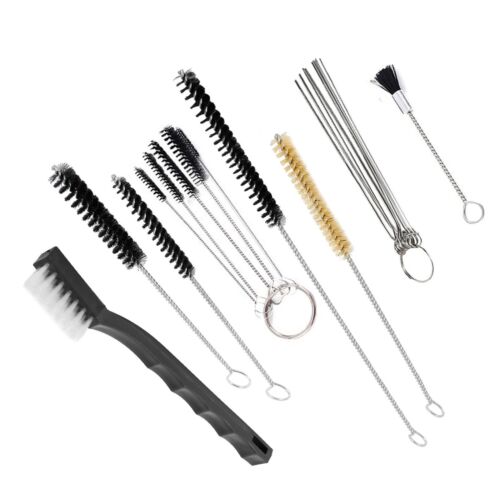 17Pcs Spray Gun Cleaning Kit, Spray Gun Cleaning Brush Set Airbrush Cleaning ...