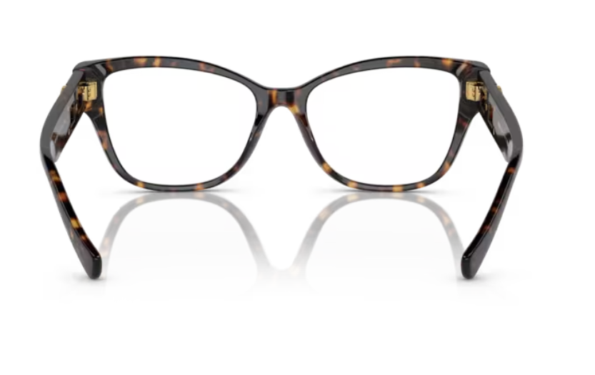 メガネ VERSACE Woman Optical frames Brown 0VE3347 108 Versace 0VE3347 108 Havana 54mm Square Women's Eyeglasses