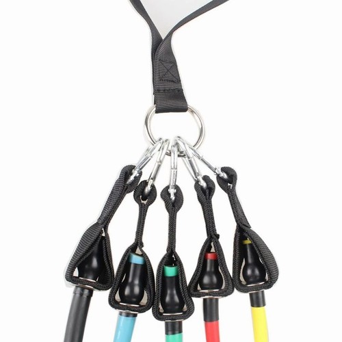2pcs Heavy Duty Gym Cable Machine Attachments Resistance Band Stirrup Handle - Picture 10 of 11