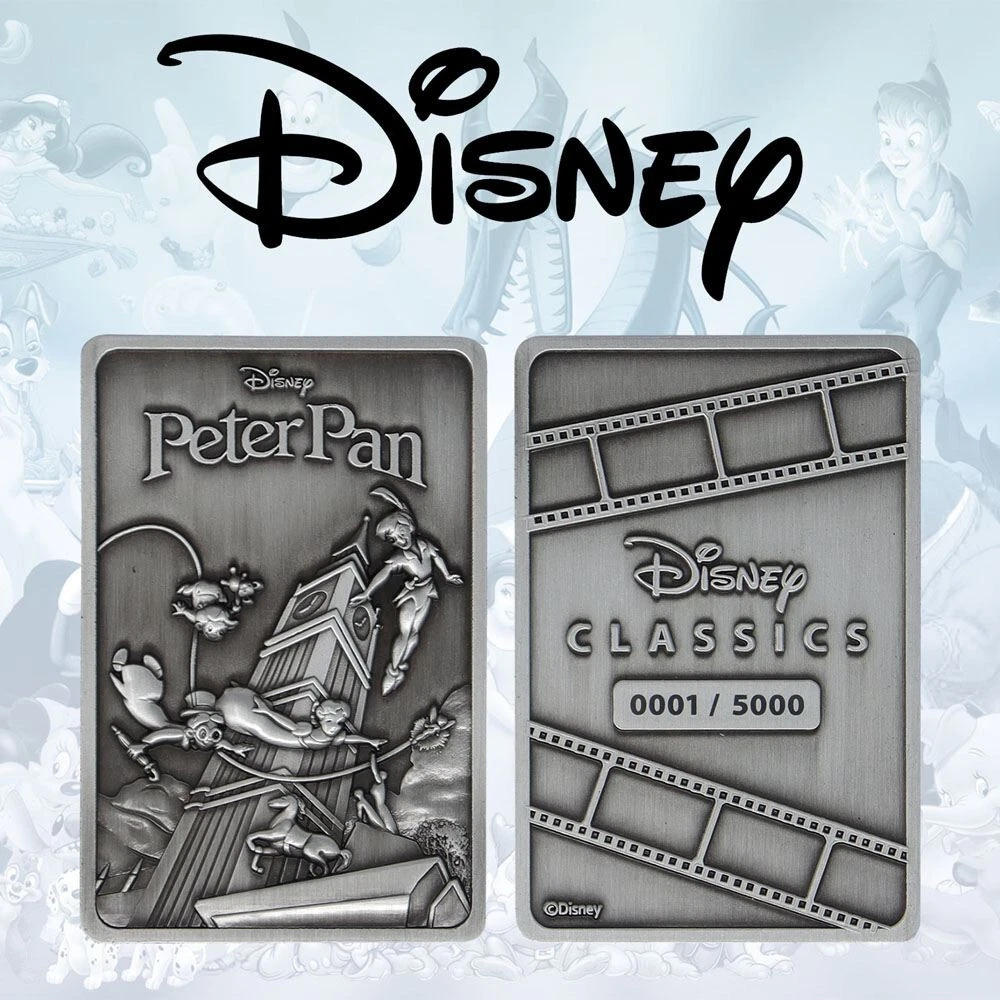 Lingote de metal Peter Pan Disney